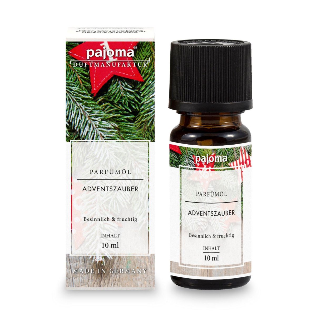 pajoma Parfümöl „Adventszauber“, 10 ml, feinste Parfümöle in Geschenkverpackung