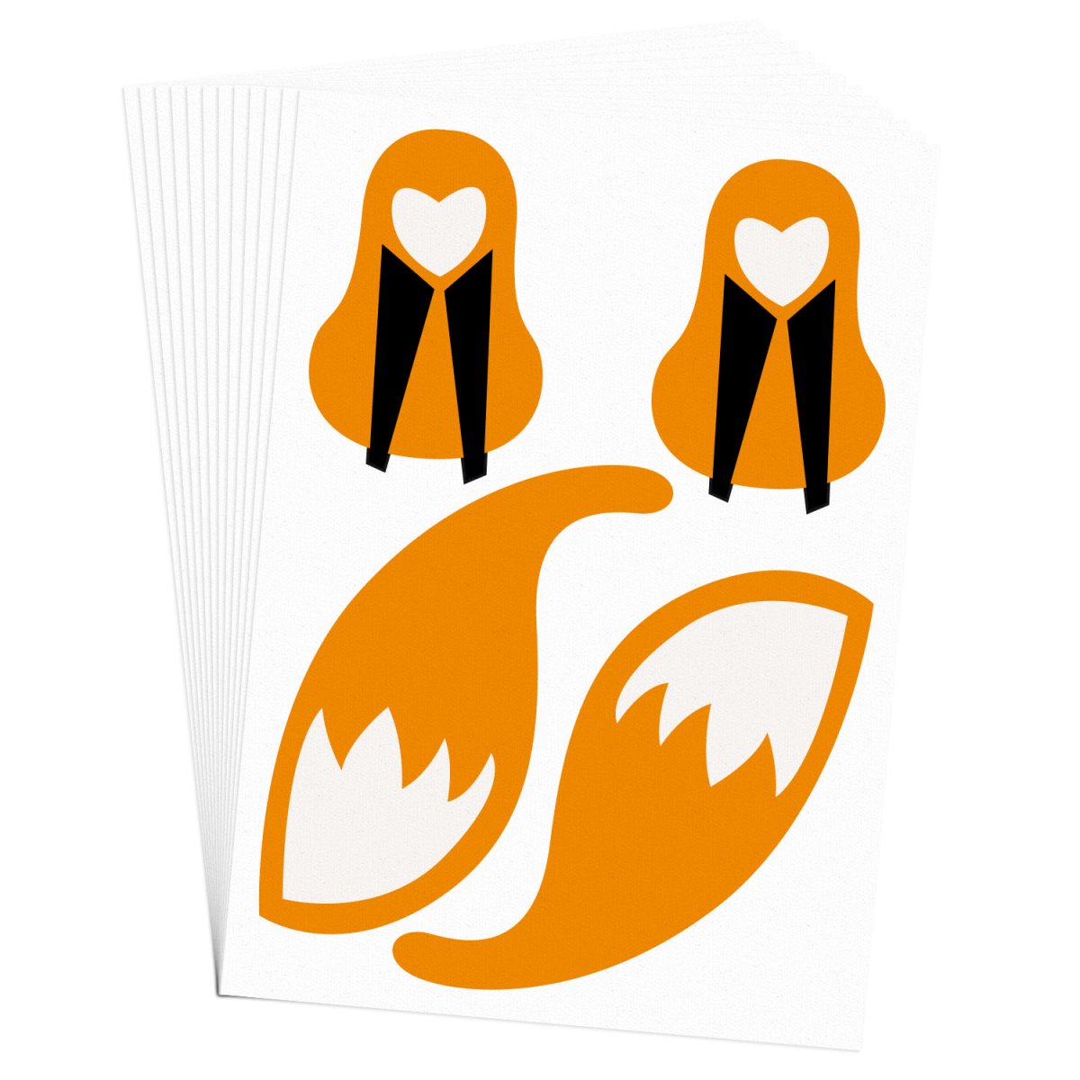 pajoma DIY Adventskalender Bastelset Foxy Christmas mit Extras – 24 Kraftpapiertüten zum Befüllen – Bild 5