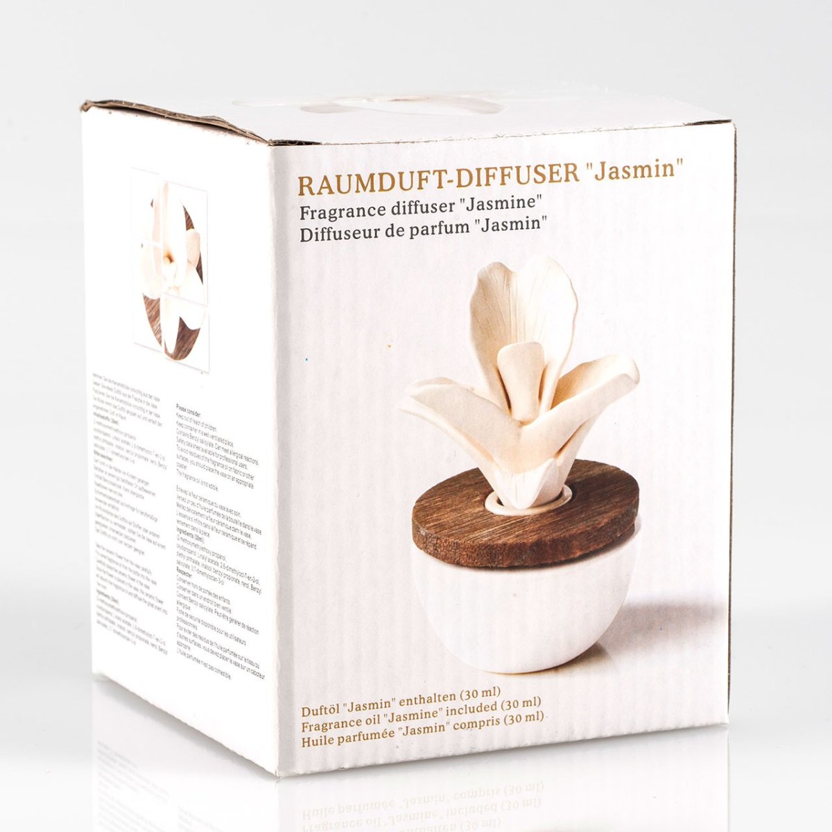 pajoma Raumduft Bambus mit Gipsblüte Flora, 50 ml dekorativer Raumduft – Bild 6