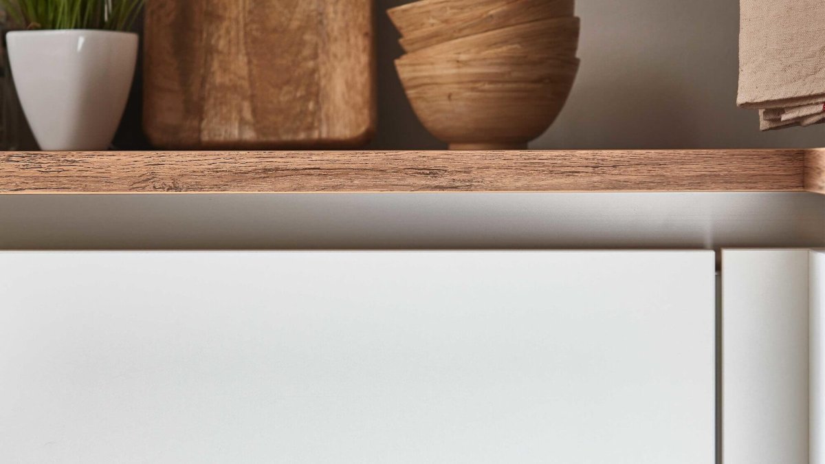 Nolte Design U-Küche weiß grifflos – Bild 8