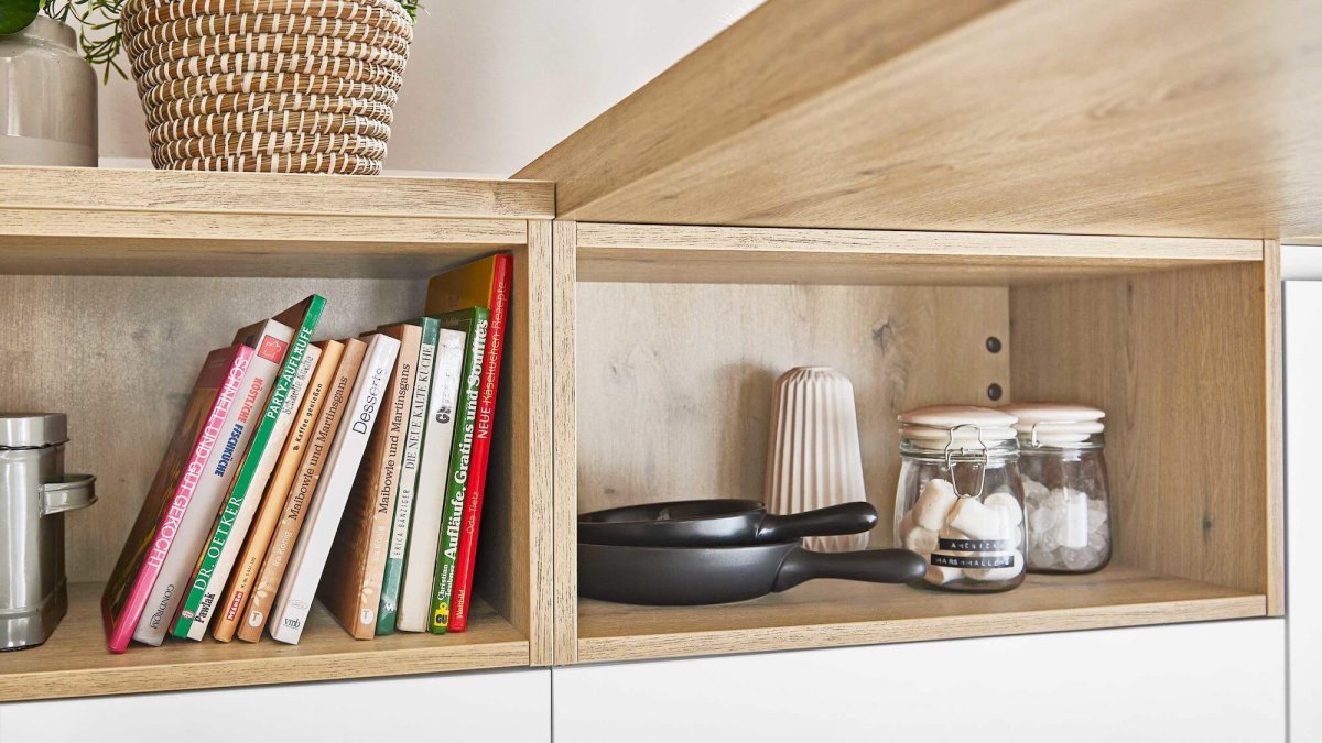 Nolte Design U-Küche weiß grifflos – Bild 7
