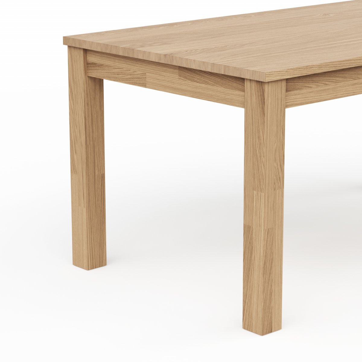 Esstisch Dinner – LB ca. 160×90 cm, Eiche bianco massiv – Bild 6
