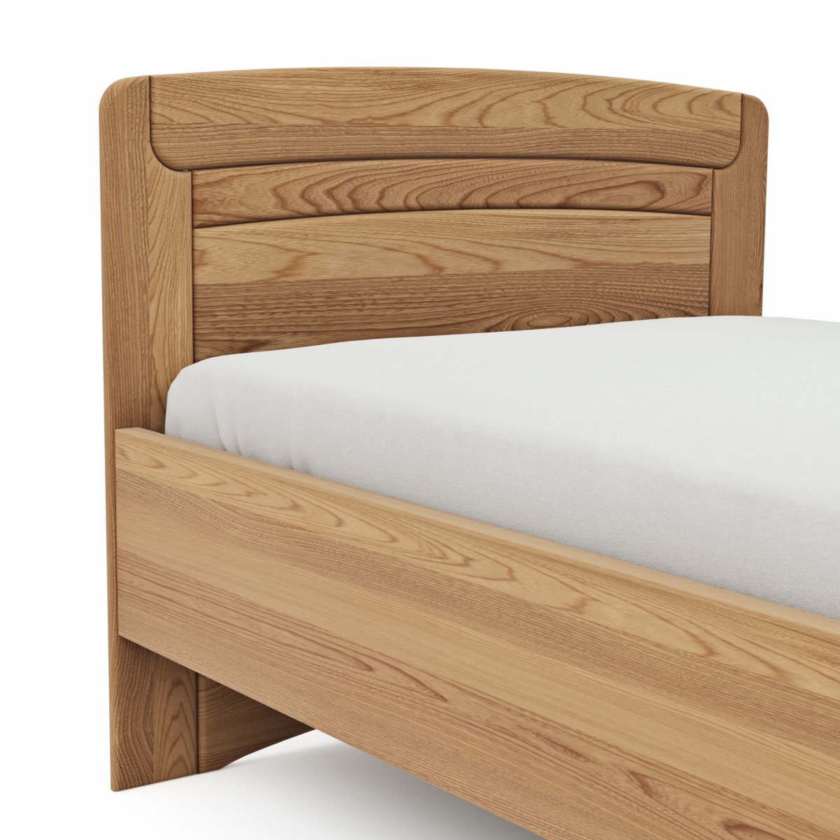 Bett Lenoso – Liegefläche ca. 90×200 cm, Eiche Nachbildung – Bild 4